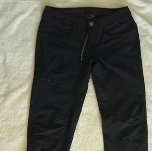 North face black stretch hiking pant sz 4